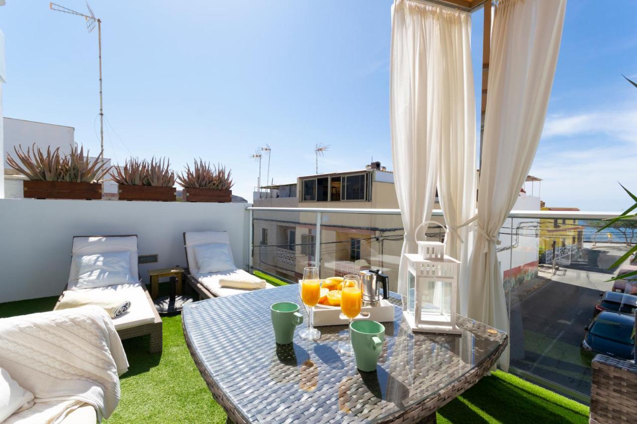 Cozy And Sea Views Private Terrace Apartment ラ・プラヤ・デ・アルグイネグイン エクステリア 写真